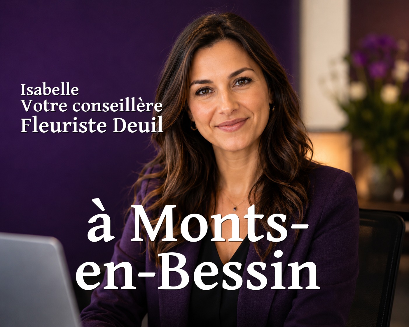 Isabelle, votre conseillère Fleuriste Deuil à Monts-en-Bessin