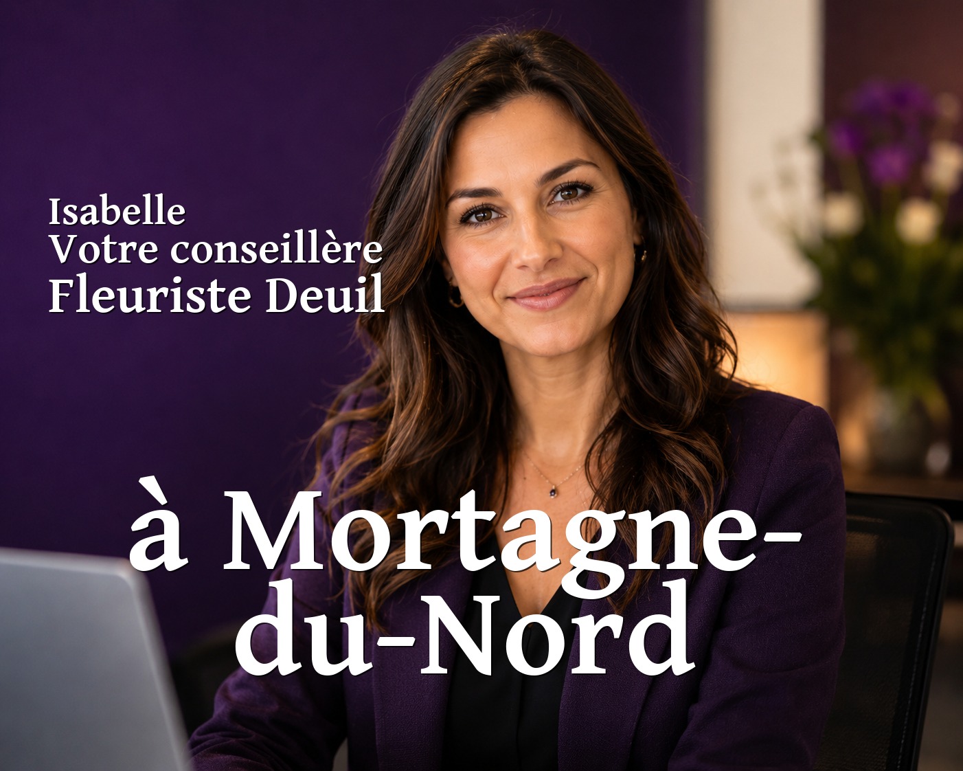 Isabelle, votre conseillère Fleuriste Deuil à Mortagne-du-Nord