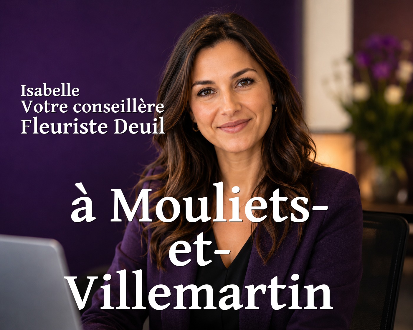 Isabelle, votre conseillère Fleuriste Deuil à Mouliets-et-Villemartin