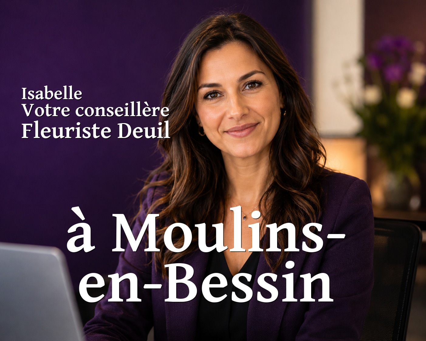 Isabelle, votre conseillère Fleuriste Deuil à Moulins-en-Bessin