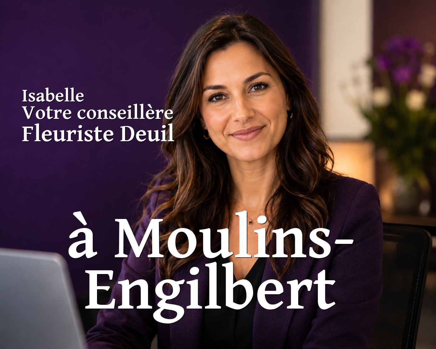 Isabelle, votre conseillère Fleuriste Deuil à Moulins-Engilbert