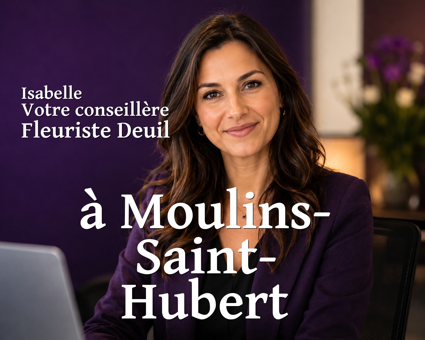 Isabelle, votre conseillère Fleuriste Deuil à Moulins-Saint-Hubert