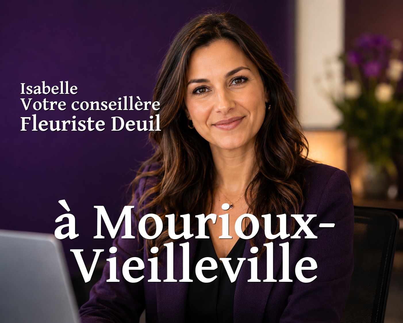 Isabelle, votre conseillère Fleuriste Deuil à Mourioux-Vieilleville