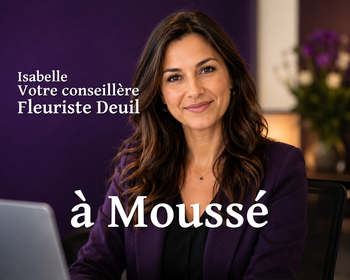 Isabelle, votre conseillère Fleuriste Deuil à Moussé