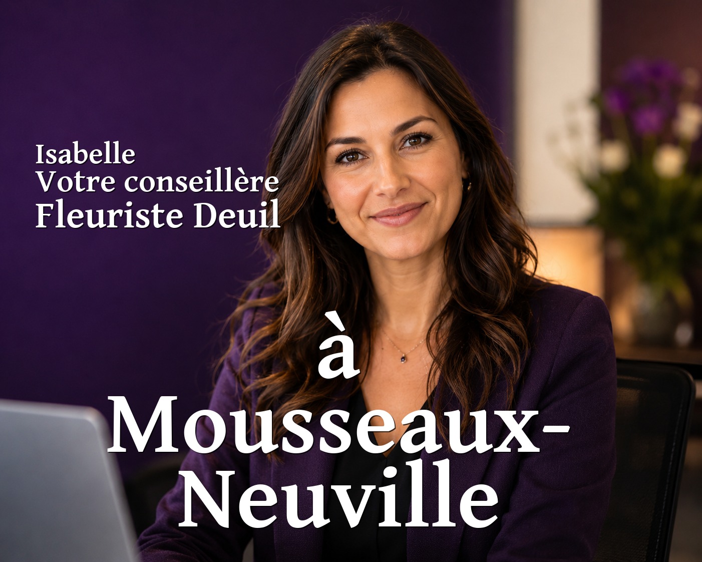 Isabelle, votre conseillère Fleuriste Deuil à Mousseaux-Neuville