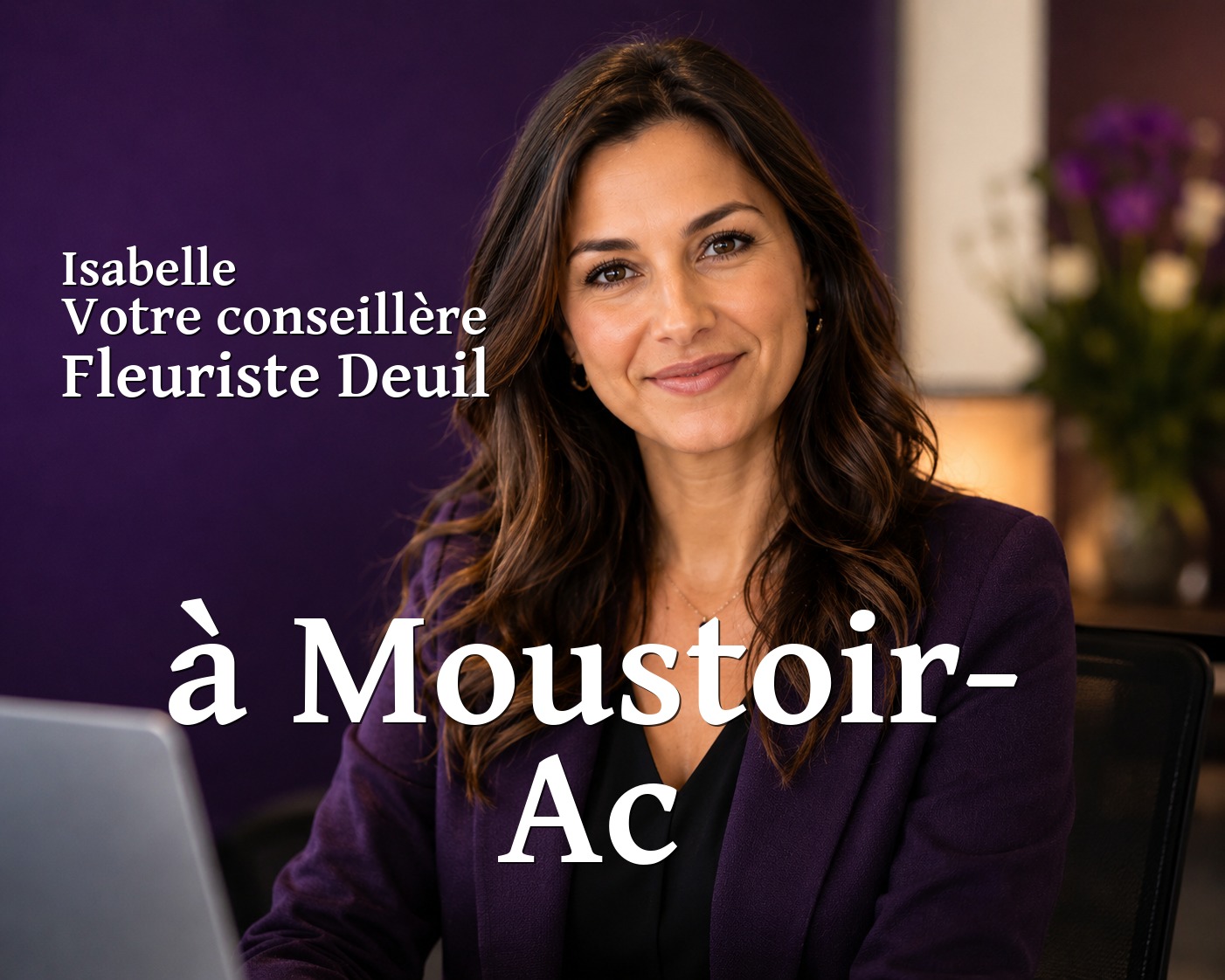 Isabelle, votre conseillère Fleuriste Deuil à Moustoir-Ac