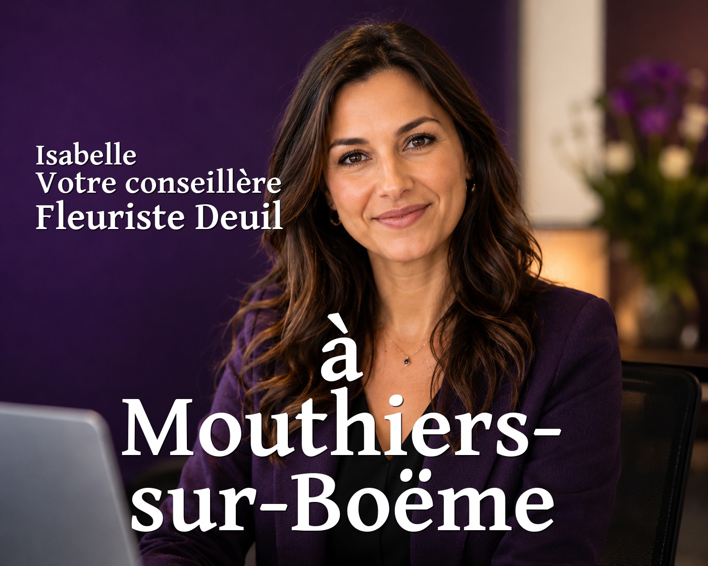 Isabelle, votre conseillère Fleuriste Deuil à Mouthiers-sur-Boëme
