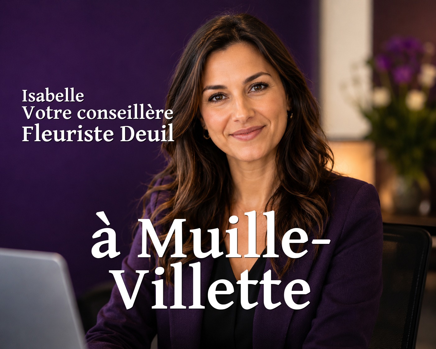 Isabelle, votre conseillère Fleuriste Deuil à Muille-Villette