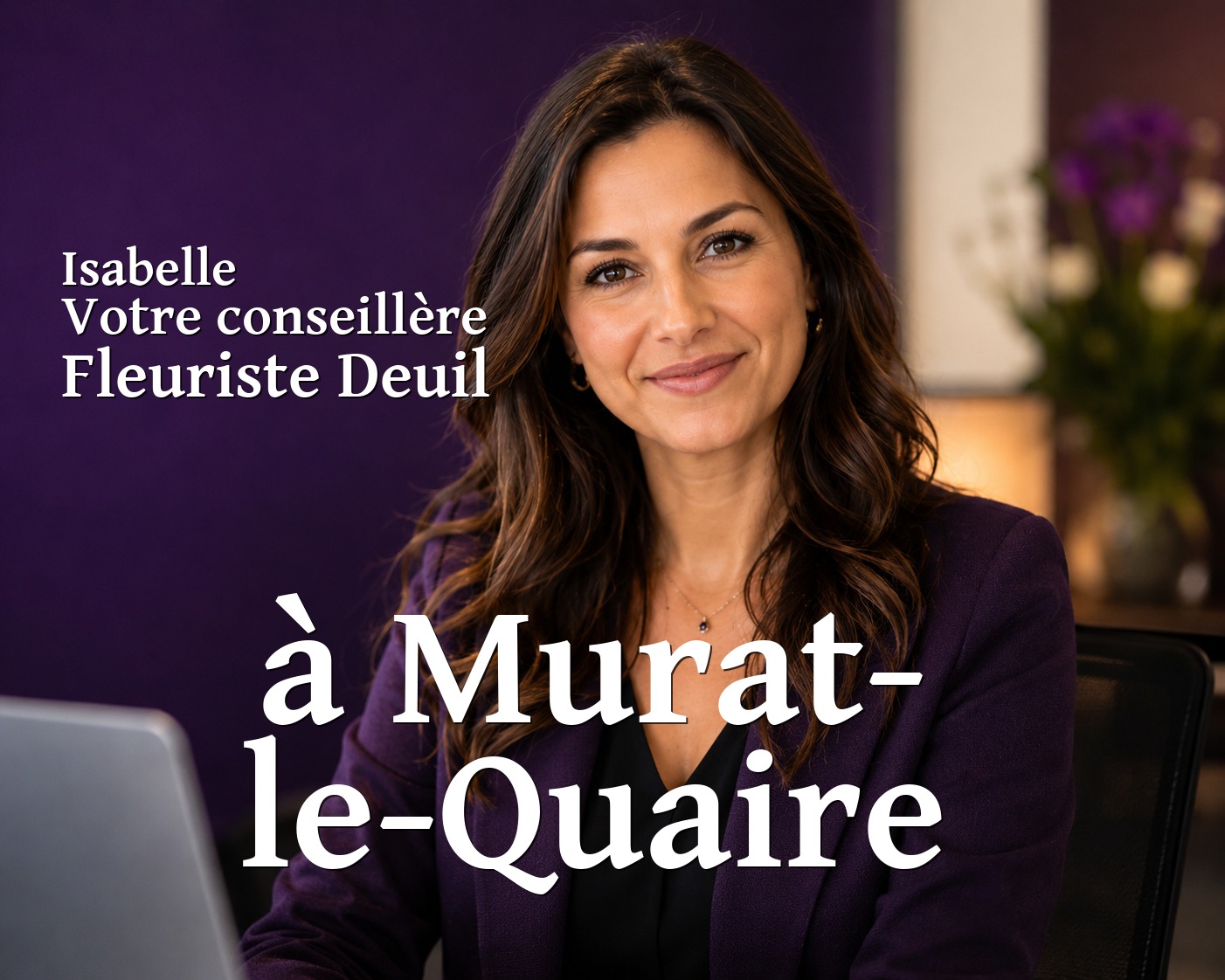 Isabelle, votre conseillère Fleuriste Deuil à Murat-le-Quaire