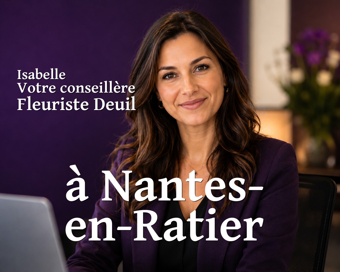 Isabelle, votre conseillère Fleuriste Deuil à Nantes-en-Ratier