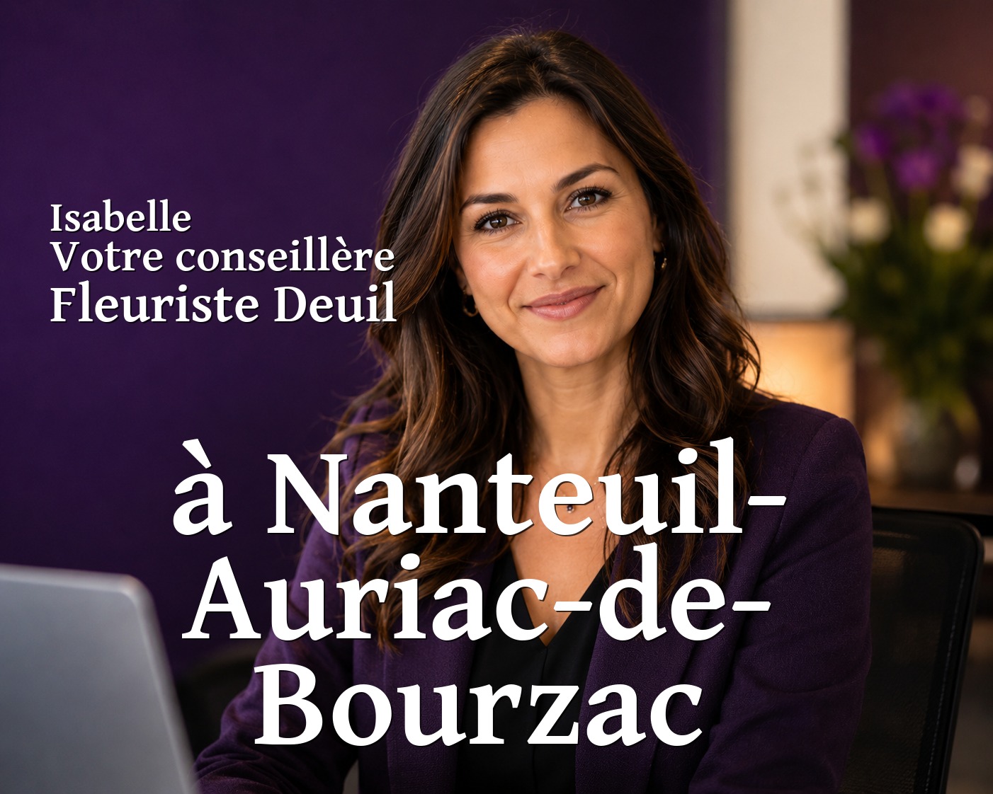 Isabelle, votre conseillère Fleuriste Deuil à Nanteuil-Auriac-de-Bourzac