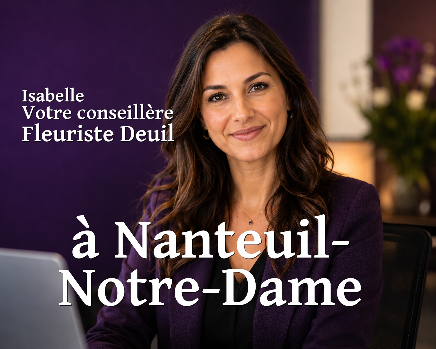 Isabelle, votre conseillère Fleuriste Deuil à Nanteuil-Notre-Dame