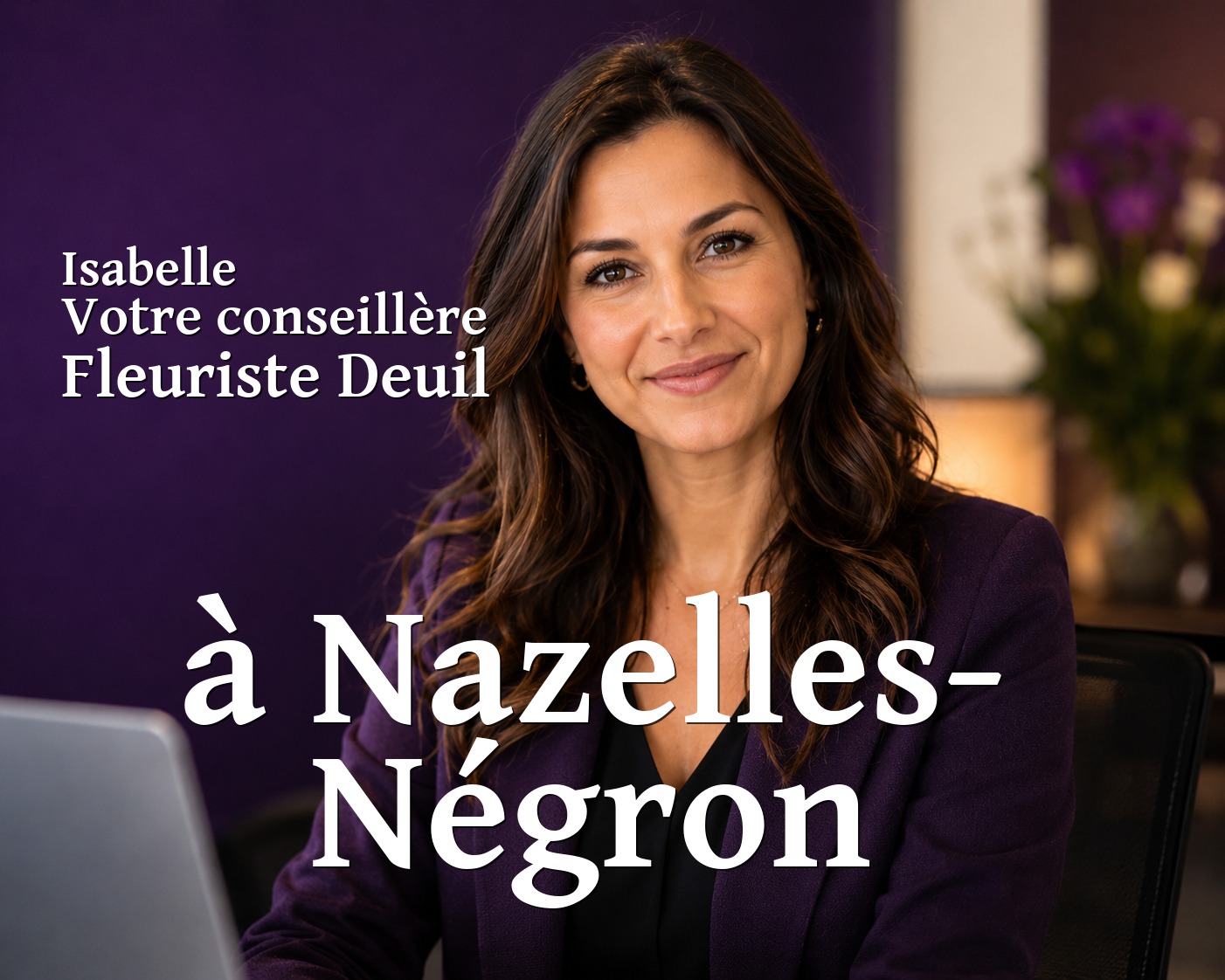 Isabelle, votre conseillère Fleuriste Deuil à Nazelles-Négron