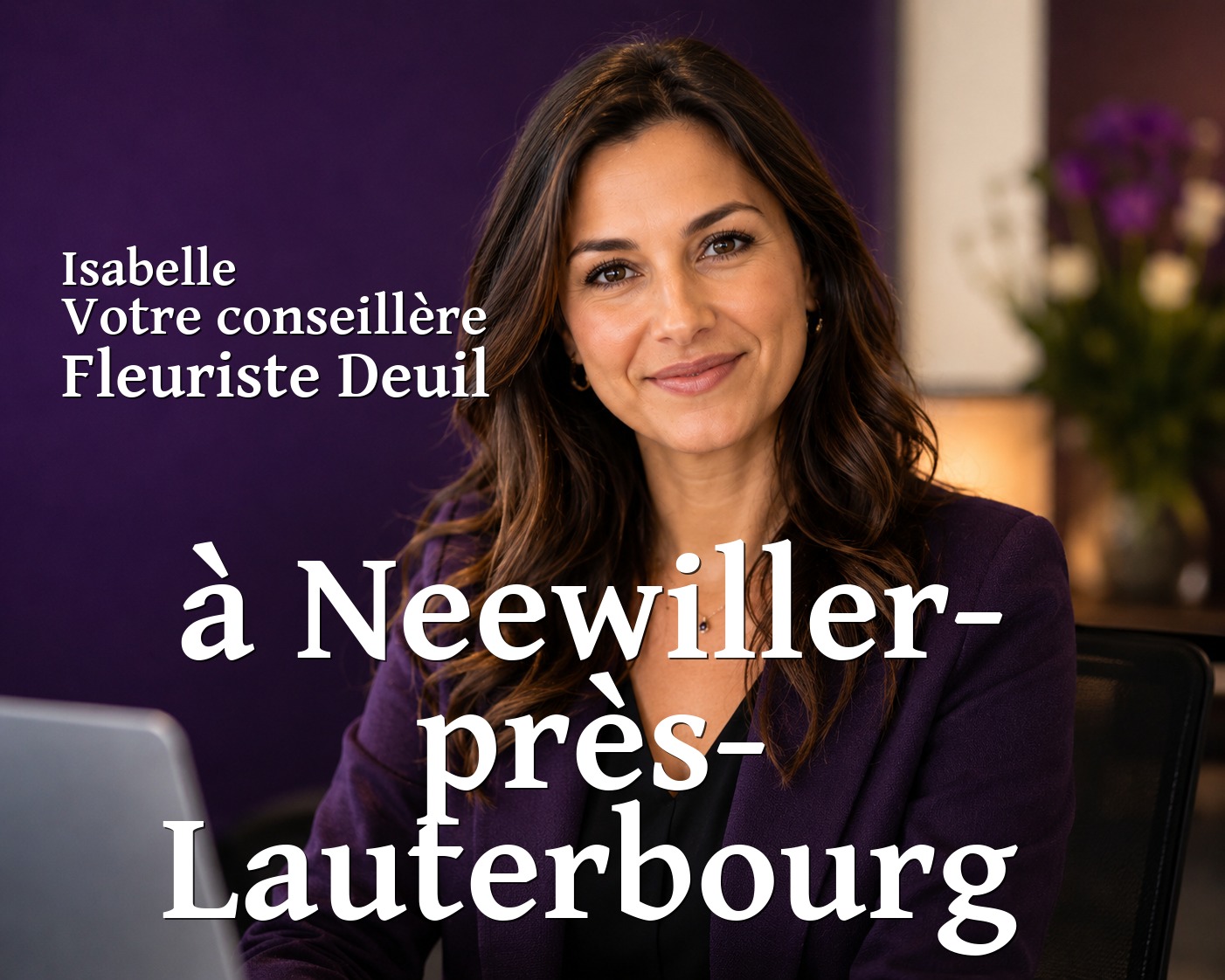 Isabelle, votre conseillère Fleuriste Deuil à Neewiller-près-Lauterbourg