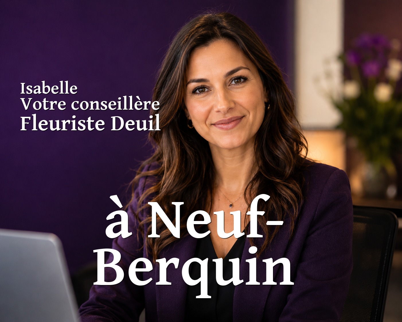 Isabelle, votre conseillère Fleuriste Deuil à Neuf-Berquin