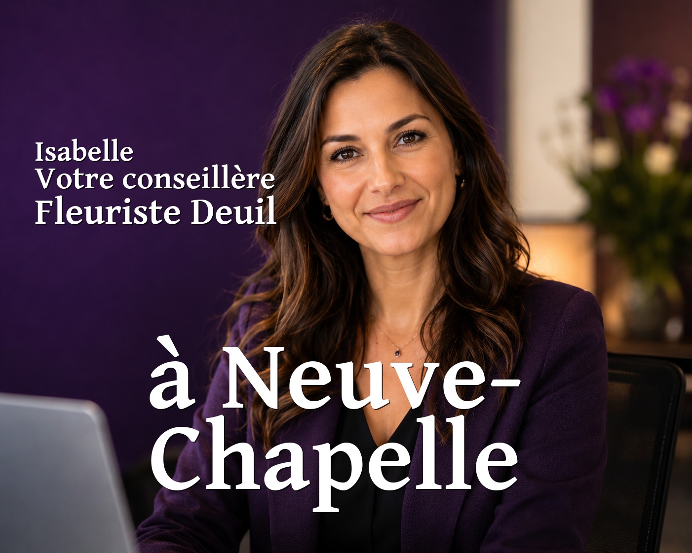 Isabelle, votre conseillère Fleuriste Deuil à Neuve-Chapelle
