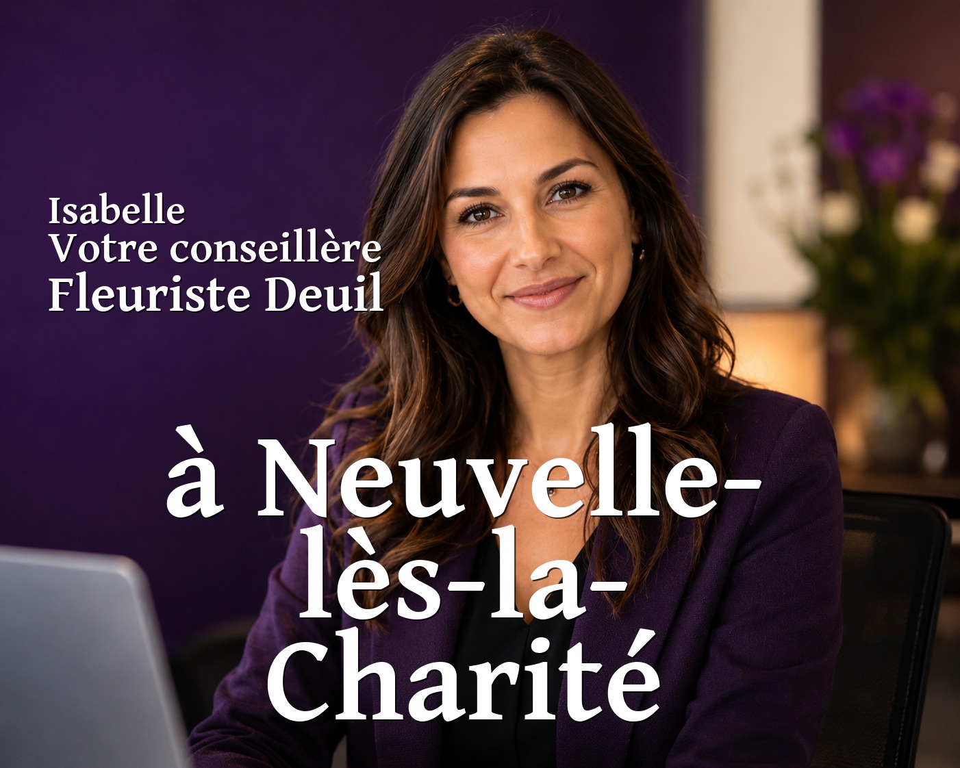 Isabelle, votre conseillère Fleuriste Deuil à Neuvelle-lès-la-Charité