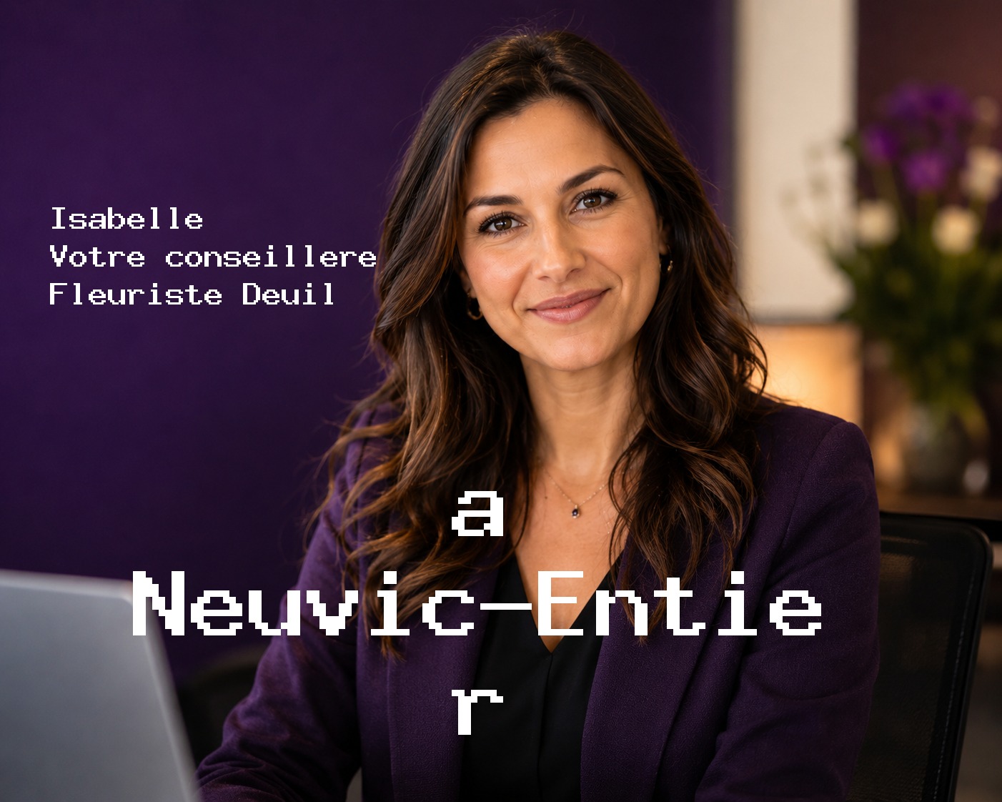 Isabelle, votre conseillère Fleuriste Deuil à Neuvic-Entier