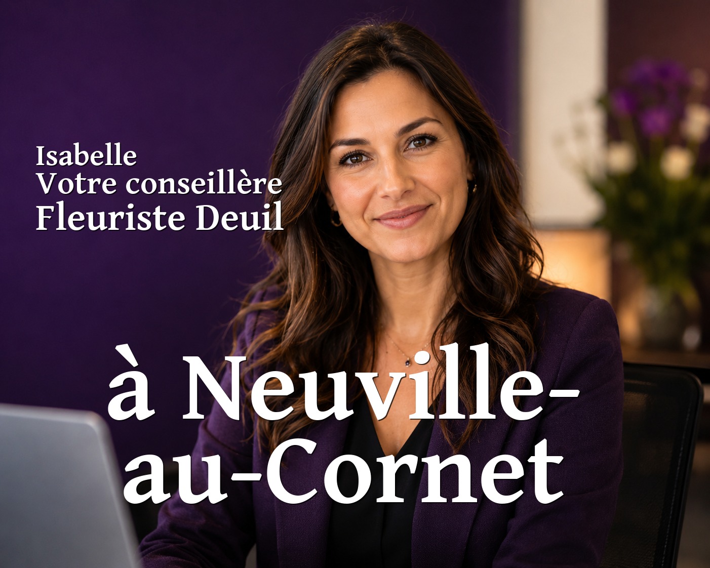 Isabelle, votre conseillère Fleuriste Deuil à Neuville-au-Cornet
