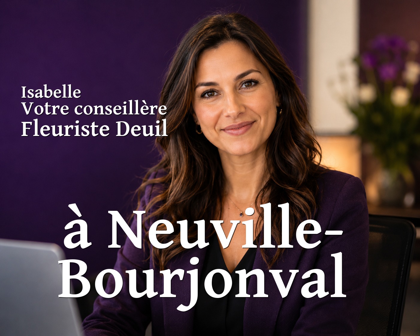 Isabelle, votre conseillère Fleuriste Deuil à Neuville-Bourjonval