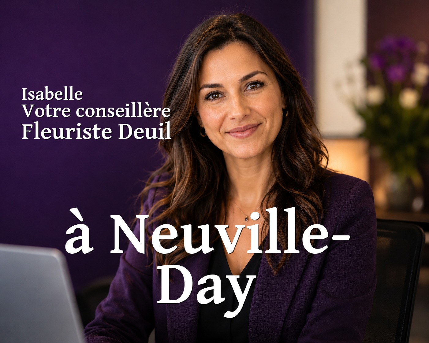 Isabelle, votre conseillère Fleuriste Deuil à Neuville-Day