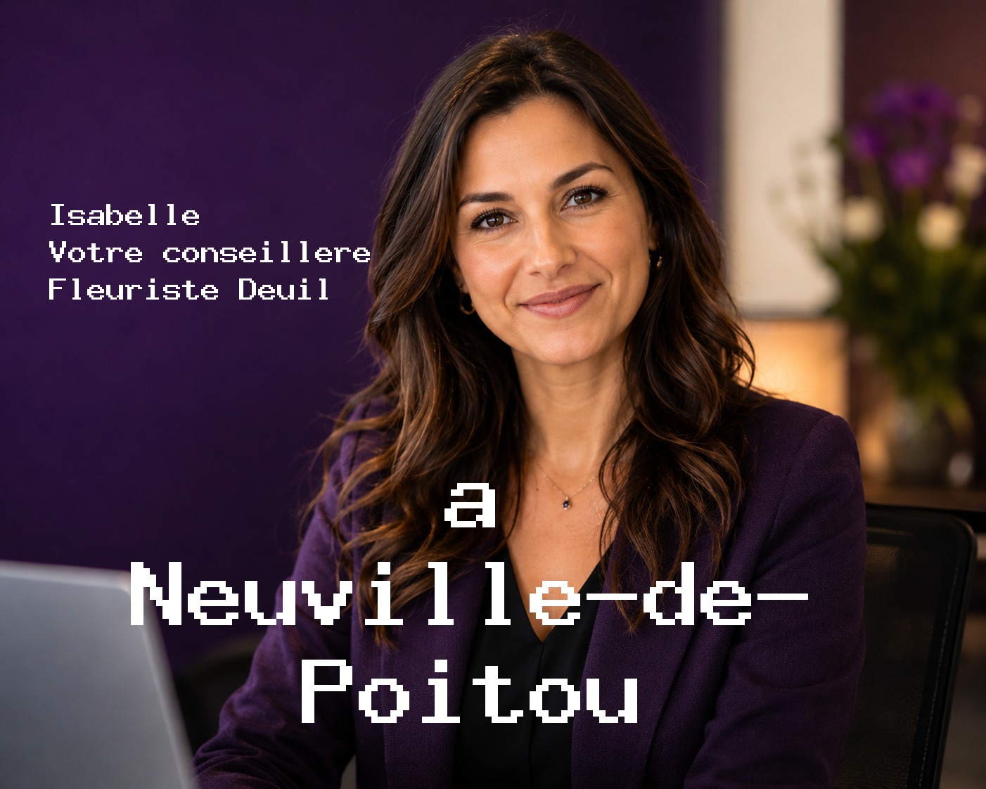 Isabelle, votre conseillère Fleuriste Deuil à Neuville-de-Poitou