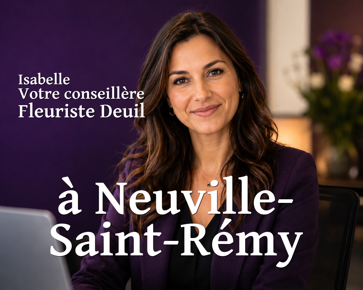 Isabelle, votre conseillère Fleuriste Deuil à Neuville-Saint-Rémy