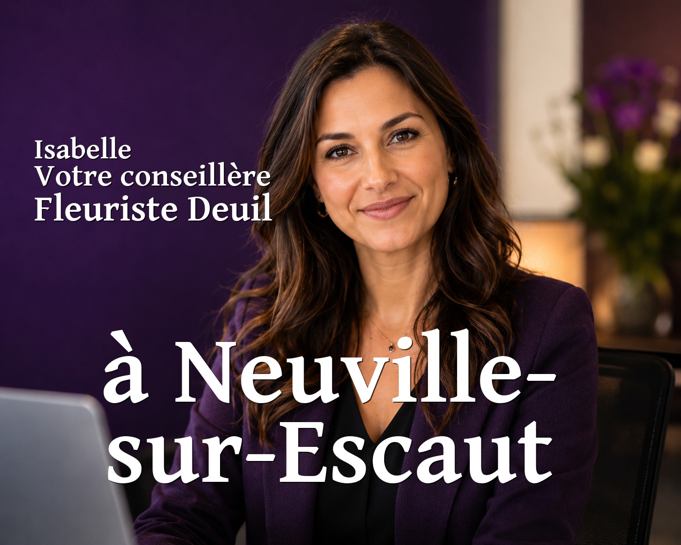 Isabelle, votre conseillère Fleuriste Deuil à Neuville-sur-Escaut
