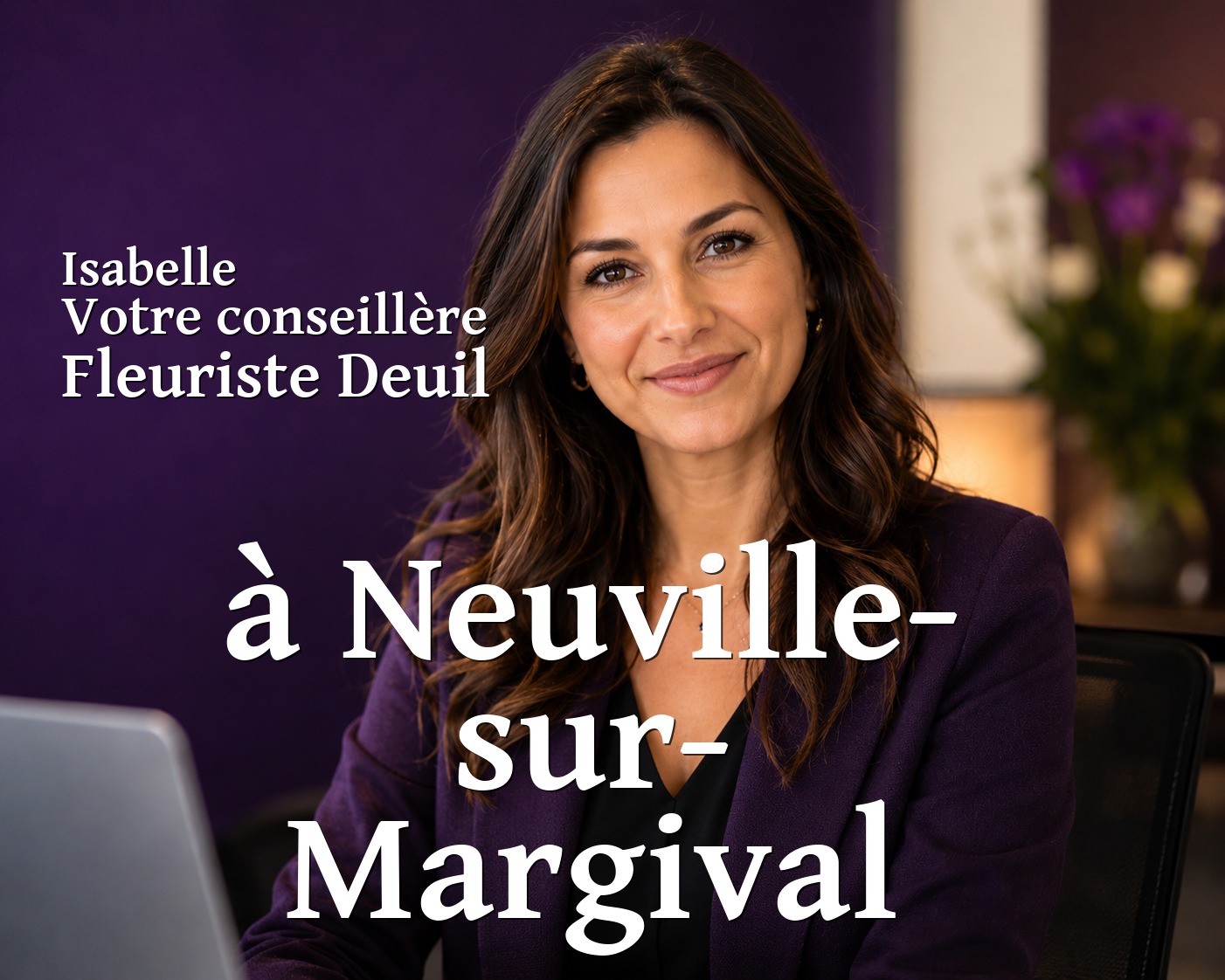 Isabelle, votre conseillère Fleuriste Deuil à Neuville-sur-Margival