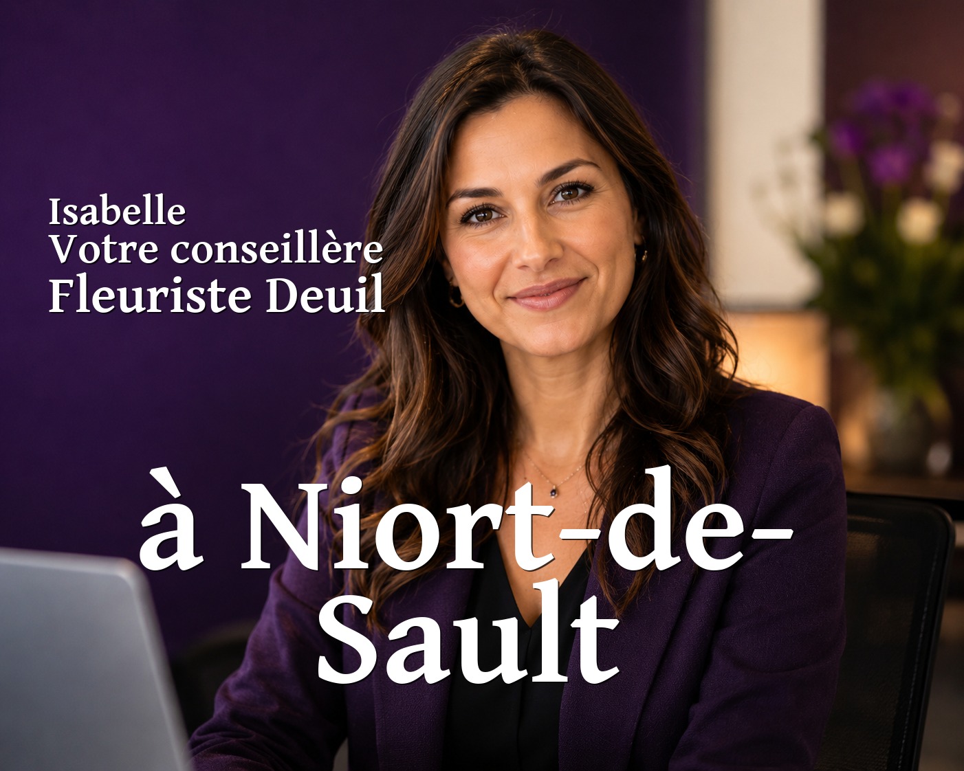 Isabelle, votre conseillère Fleuriste Deuil à Niort-de-Sault