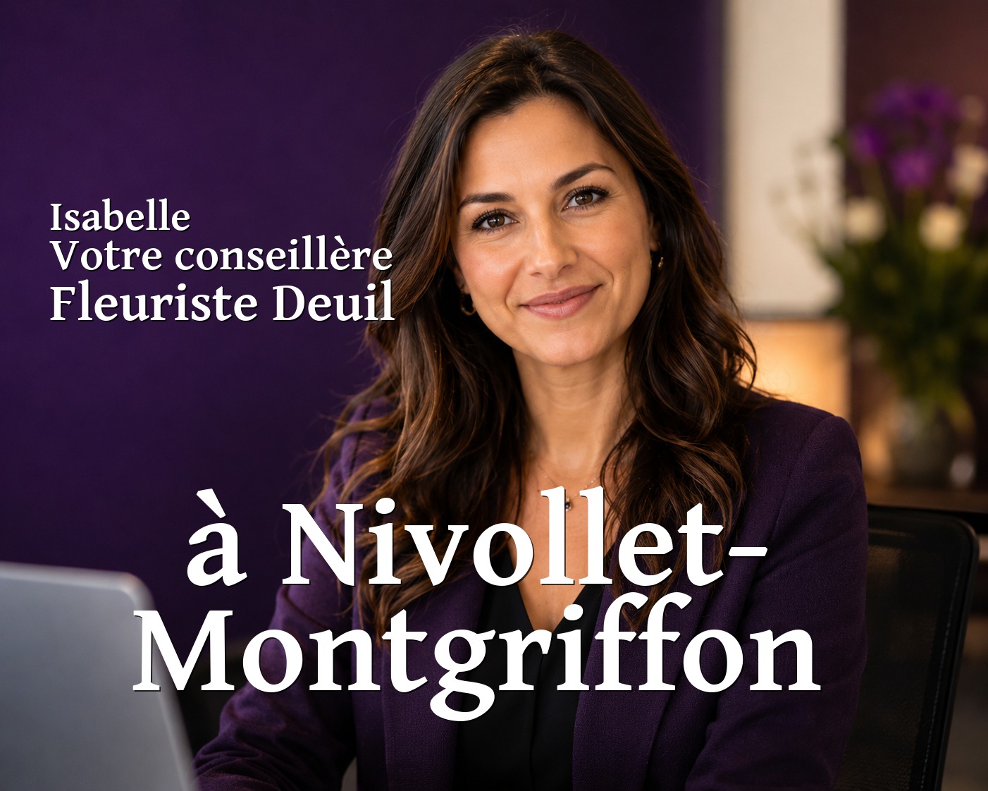 Isabelle, votre conseillère Fleuriste Deuil à Nivollet-Montgriffon