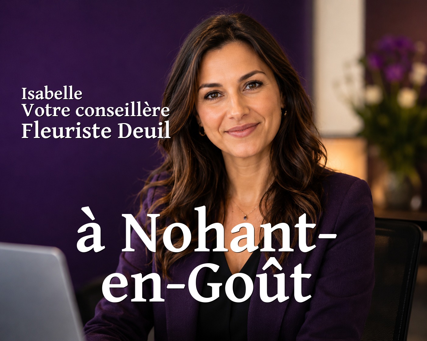Isabelle, votre conseillère Fleuriste Deuil à Nohant-en-Goût