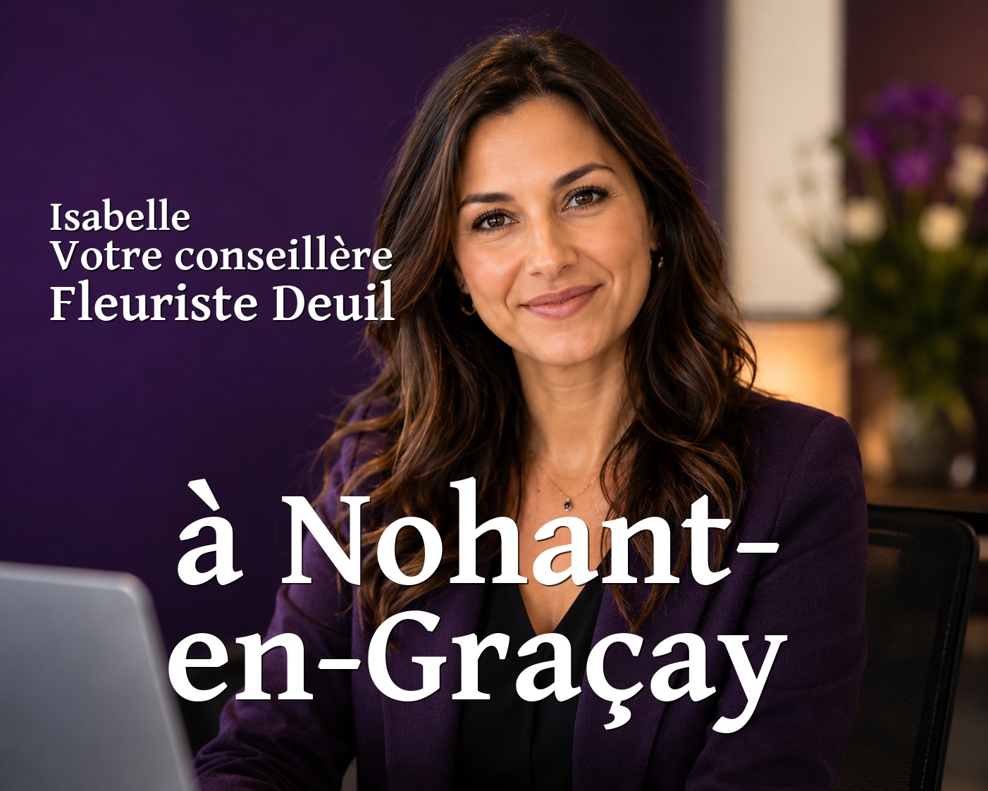 Isabelle, votre conseillère Fleuriste Deuil à Nohant-en-Graçay