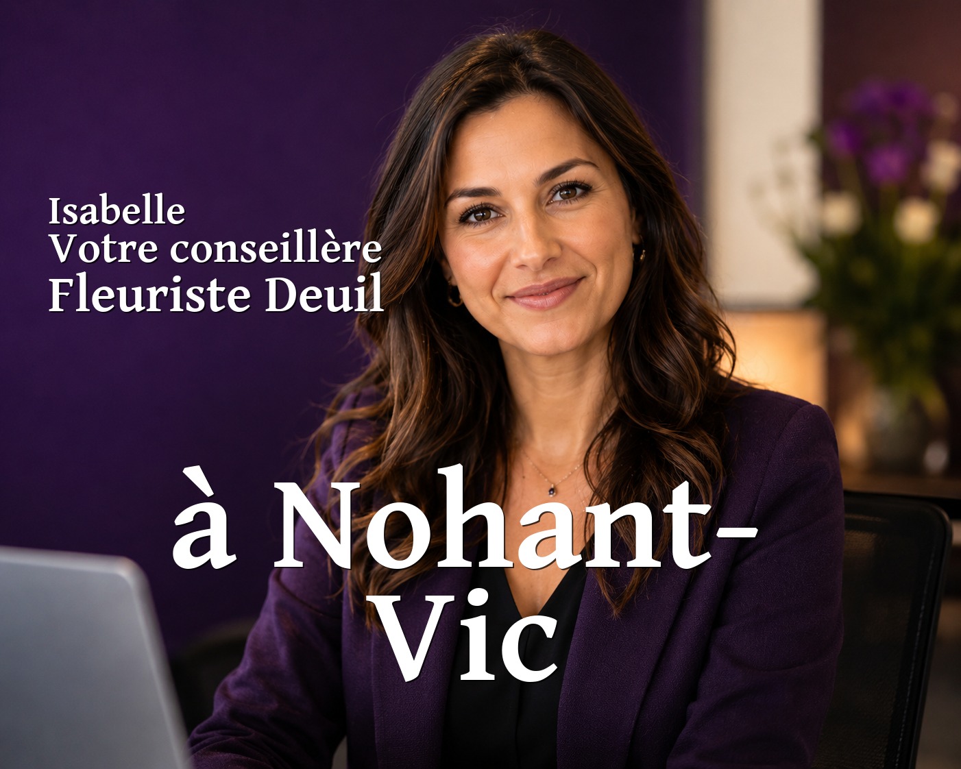 Isabelle, votre conseillère Fleuriste Deuil à Nohant-Vic