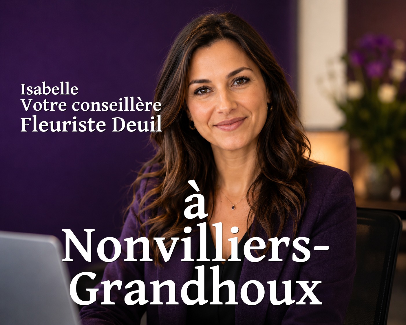 Isabelle, votre conseillère Fleuriste Deuil à Nonvilliers-Grandhoux