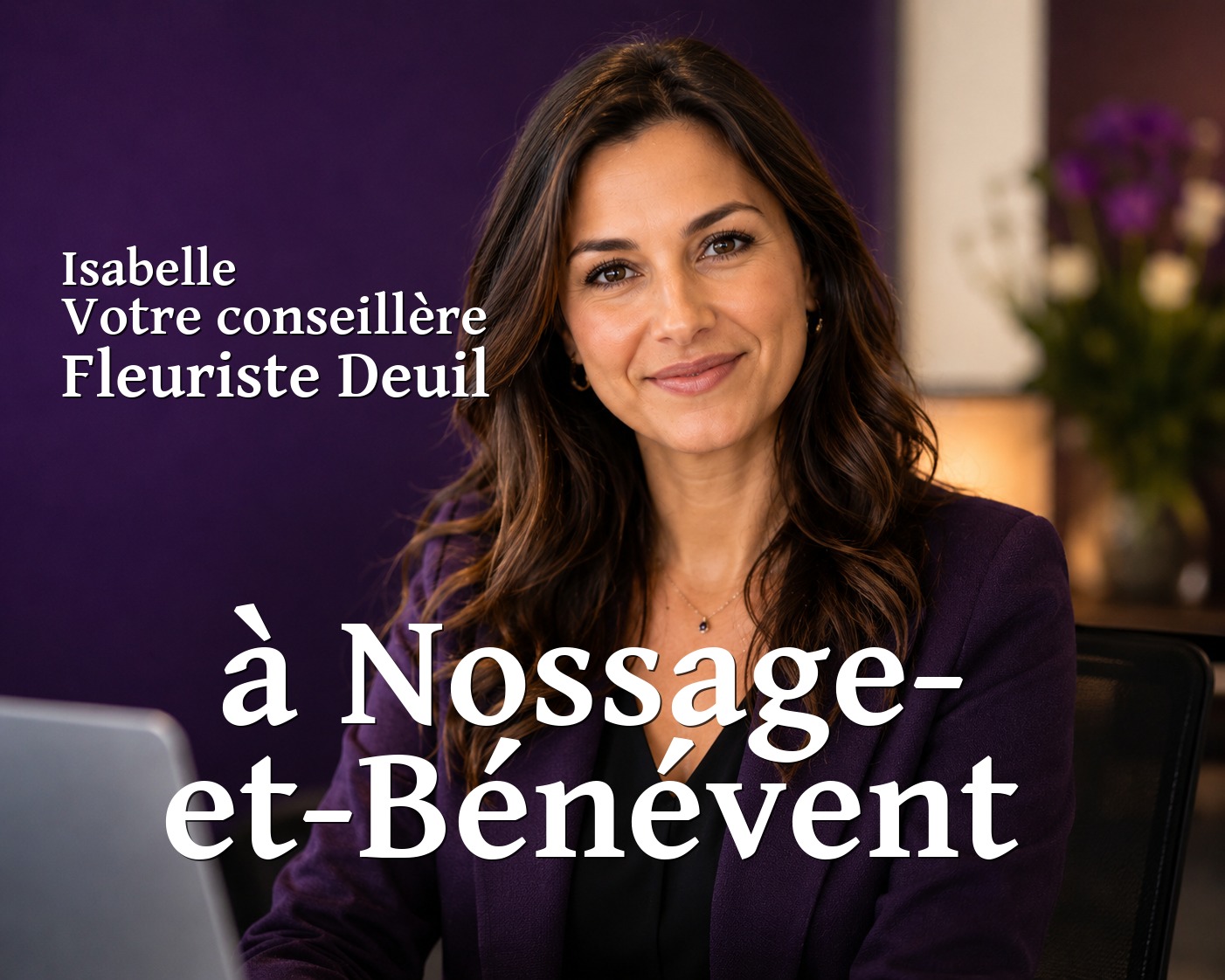 Isabelle, votre conseillère Fleuriste Deuil à Nossage-et-Bénévent