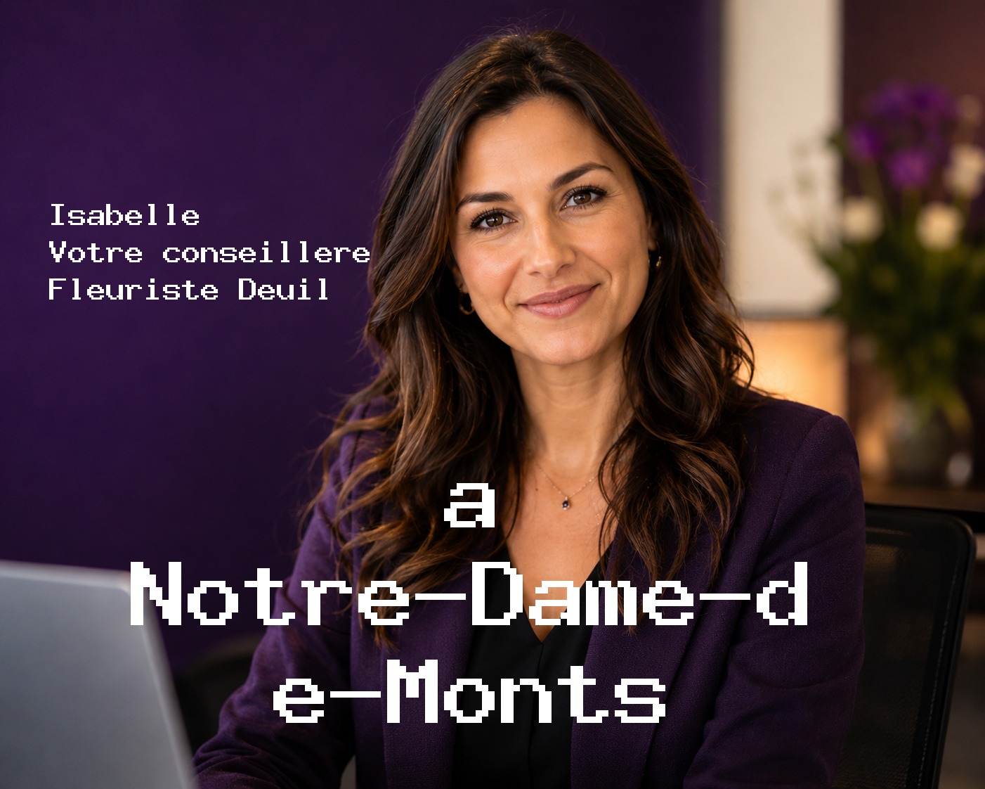 Isabelle, votre conseillère Fleuriste Deuil à Notre-Dame-de-Monts