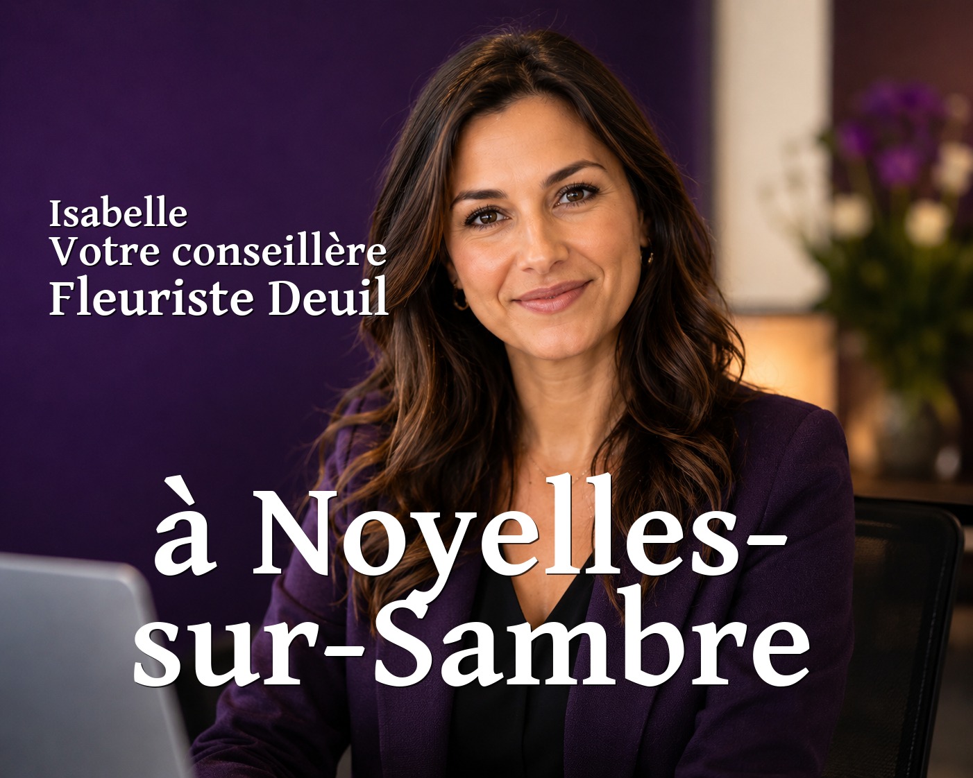 Isabelle, votre conseillère Fleuriste Deuil à Noyelles-sur-Sambre