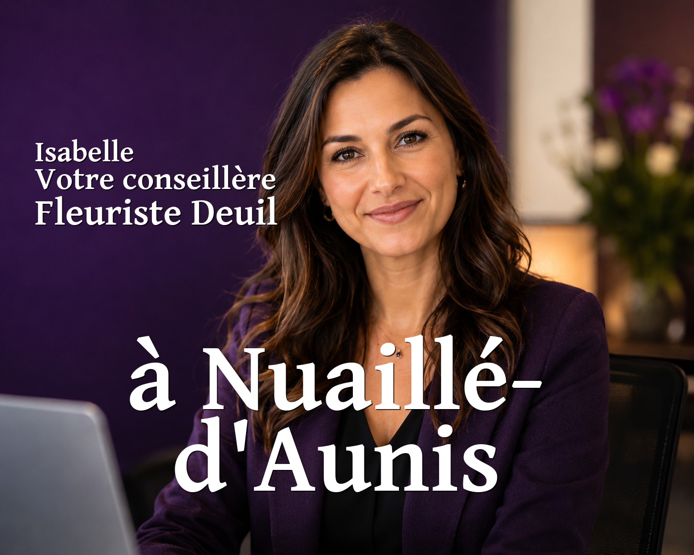 Isabelle, votre conseillère Fleuriste Deuil à Nuaillé-d'Aunis