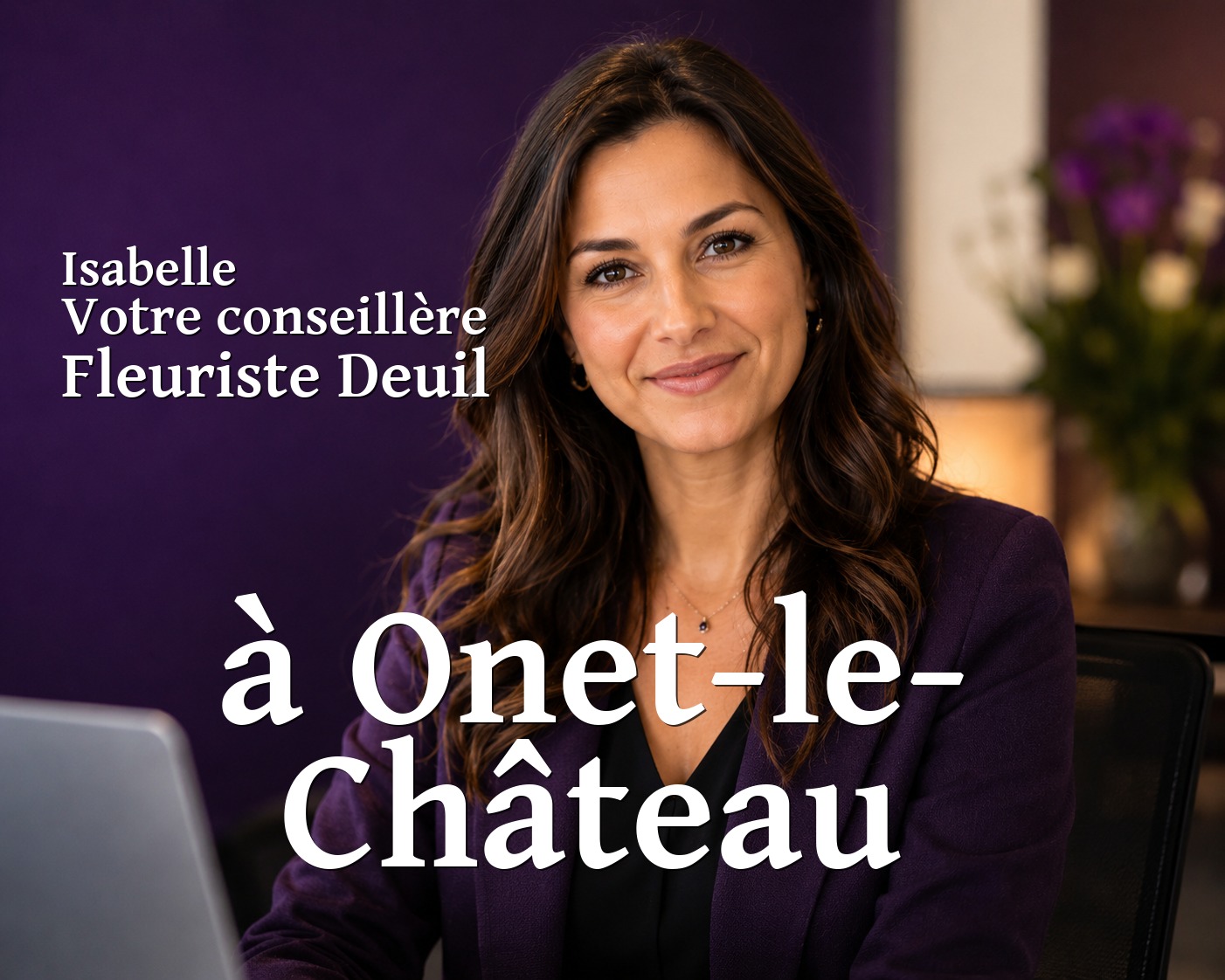 Isabelle, votre conseillère Fleuriste Deuil à Onet-le-Château
