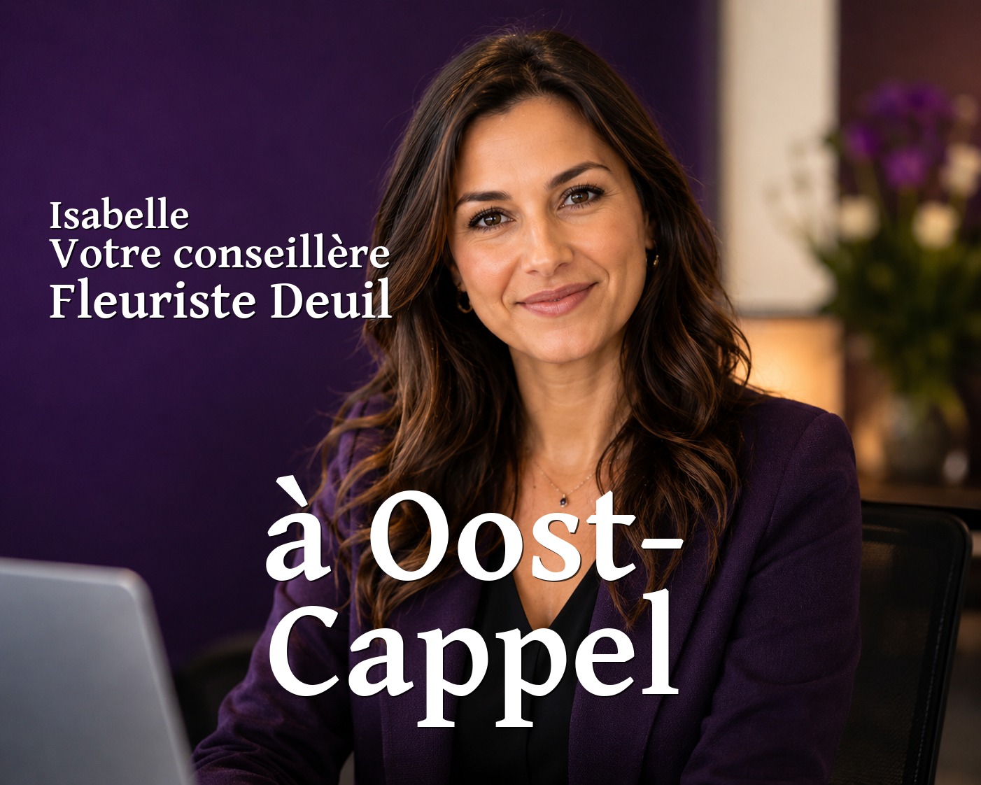 Isabelle, votre conseillère Fleuriste Deuil à Oost-Cappel