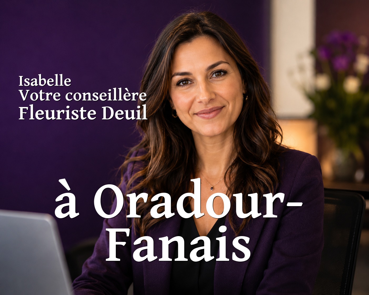 Isabelle, votre conseillère Fleuriste Deuil à Oradour-Fanais