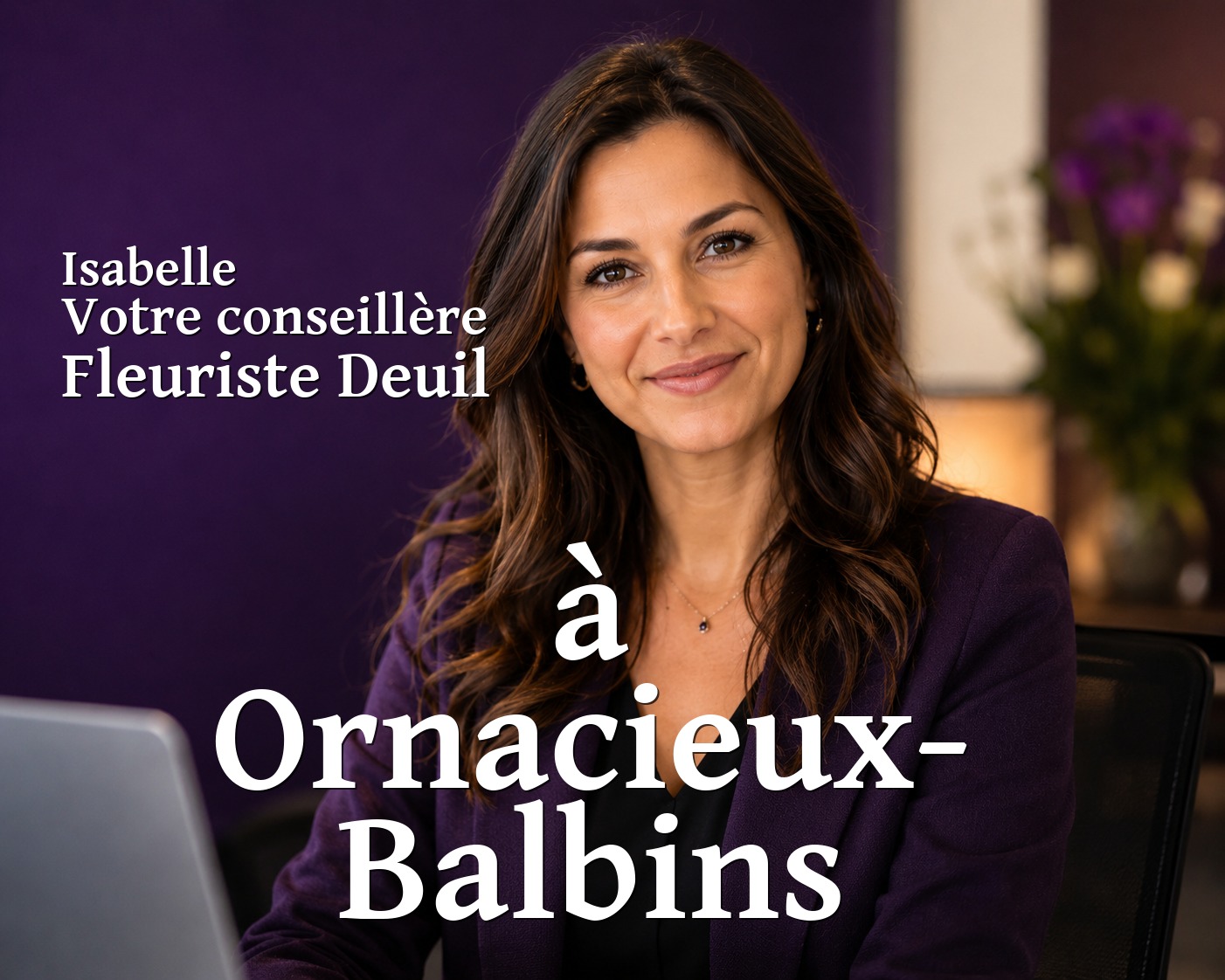 Isabelle, votre conseillère Fleuriste Deuil à Ornacieux-Balbins