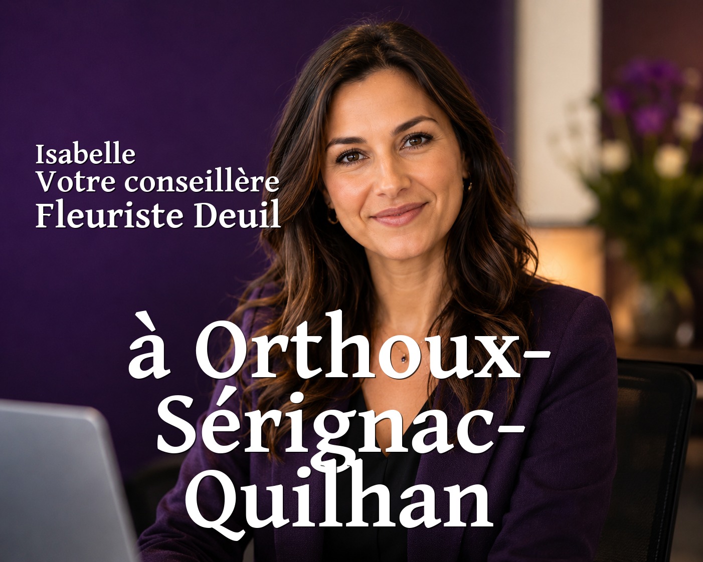 Isabelle, votre conseillère Fleuriste Deuil à Orthoux-Sérignac-Quilhan