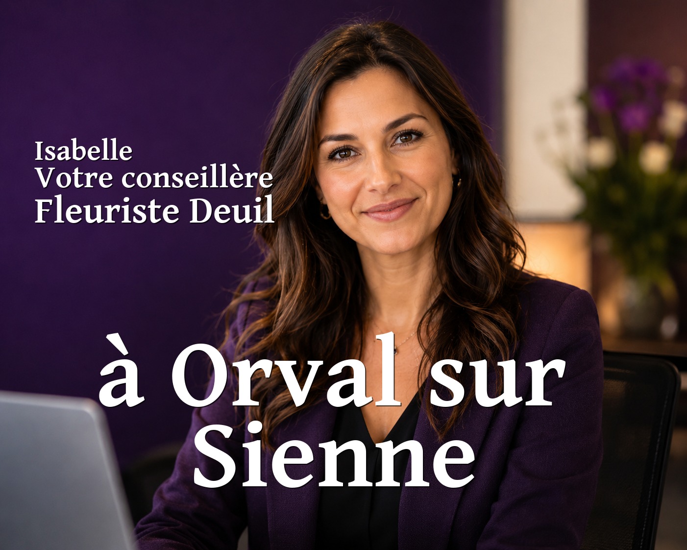 Isabelle, votre conseillère Fleuriste Deuil à Orval sur Sienne