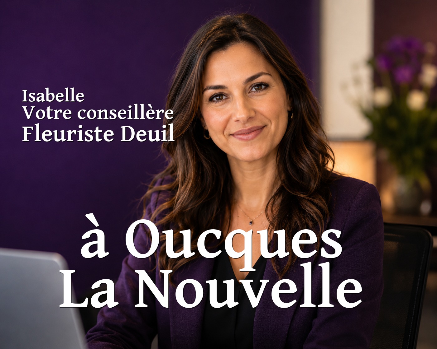 Isabelle, votre conseillère Fleuriste Deuil à Oucques La Nouvelle