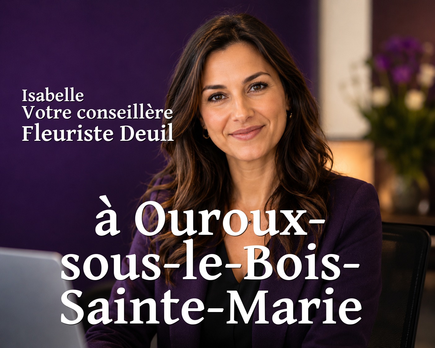 Isabelle, votre conseillère Fleuriste Deuil à Ouroux-sous-le-Bois-Sainte-Marie