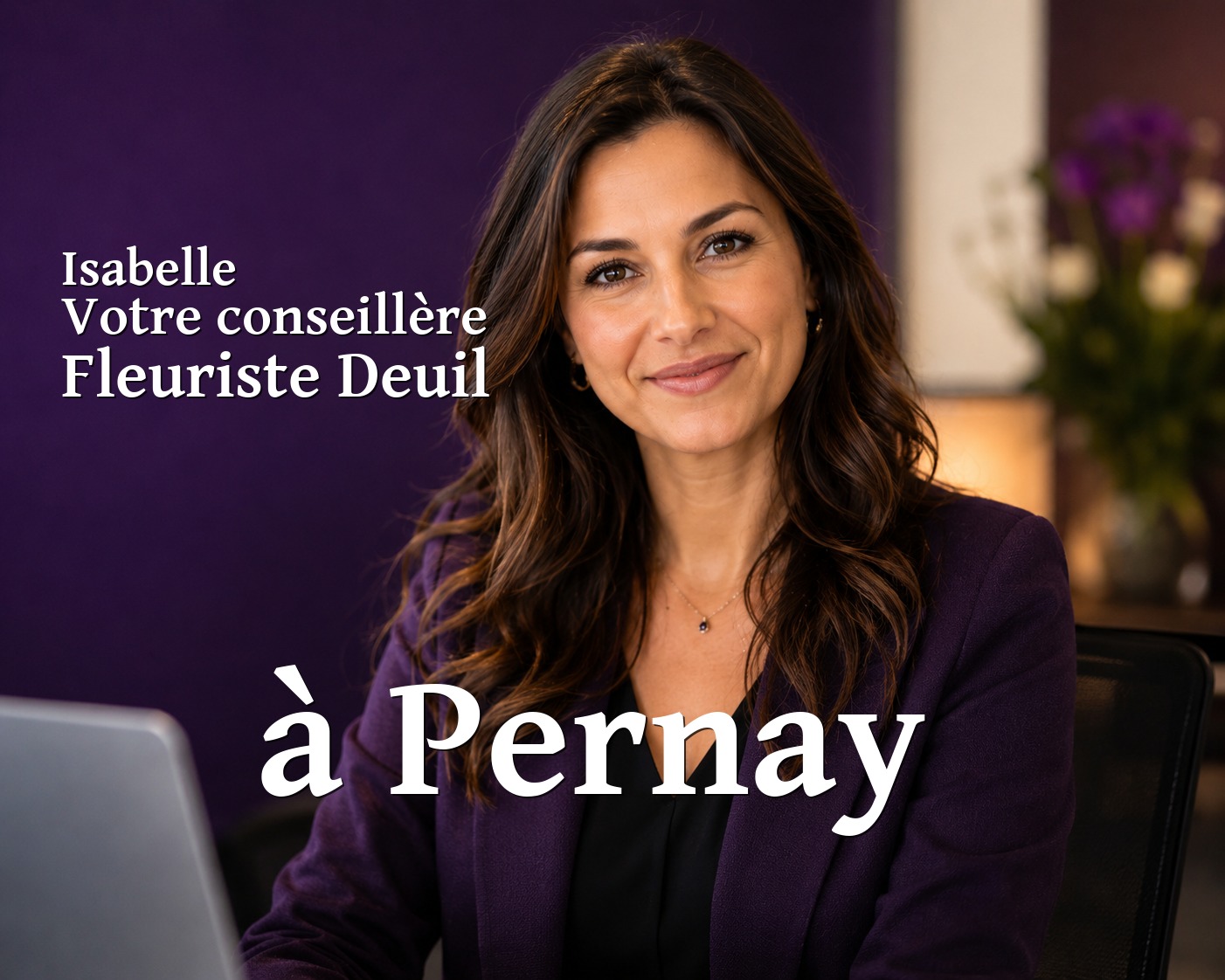 Isabelle, votre conseillère Fleuriste Deuil à Pernay