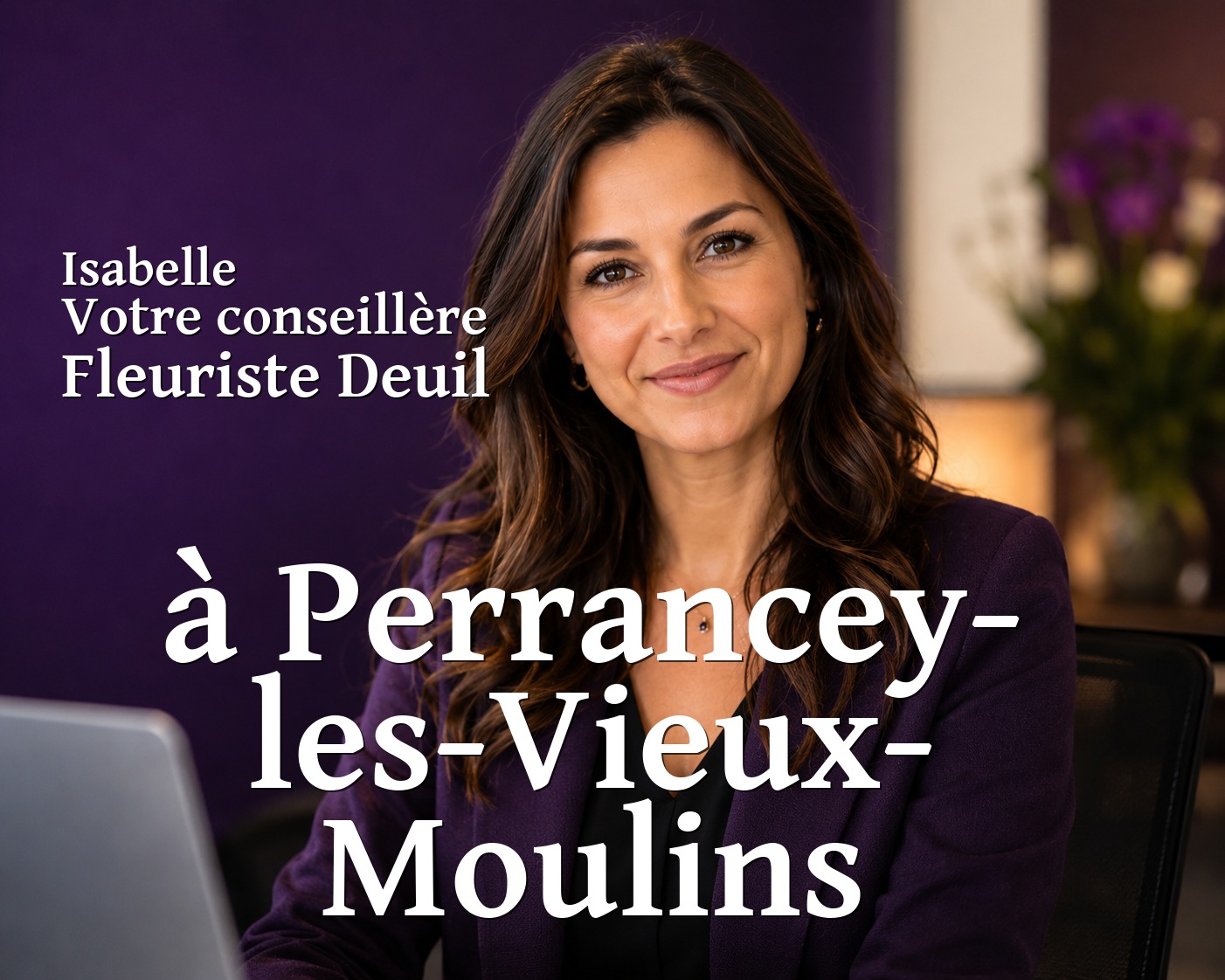 Isabelle, votre conseillère Fleuriste Deuil à Perrancey-les-Vieux-Moulins