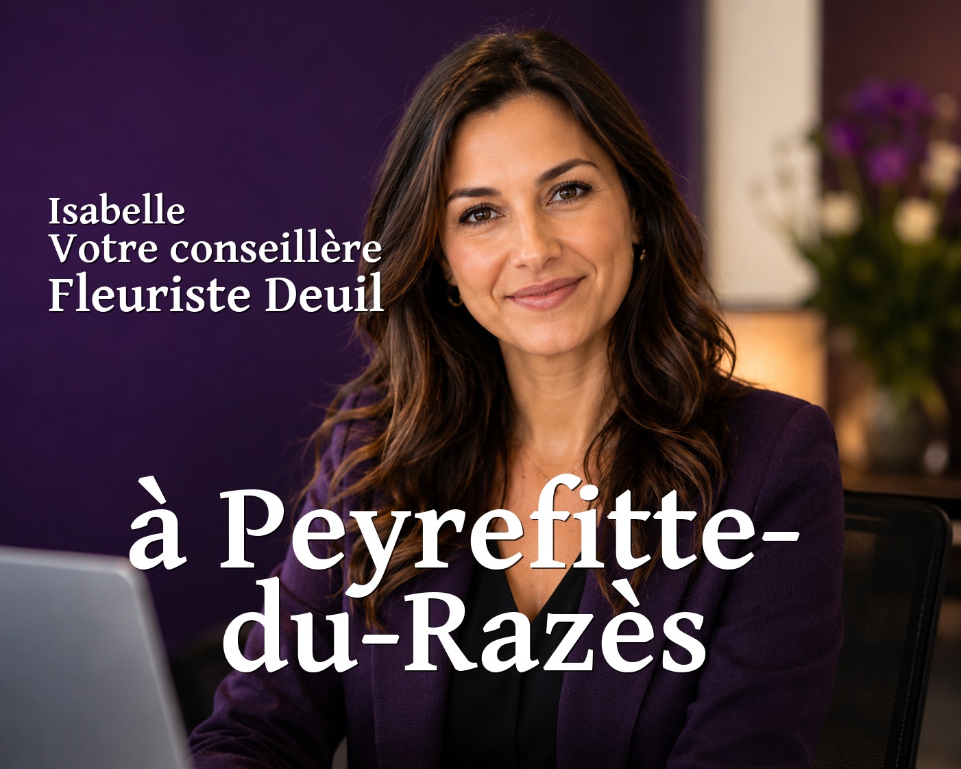 Isabelle, votre conseillère Fleuriste Deuil à Peyrefitte-du-Razès